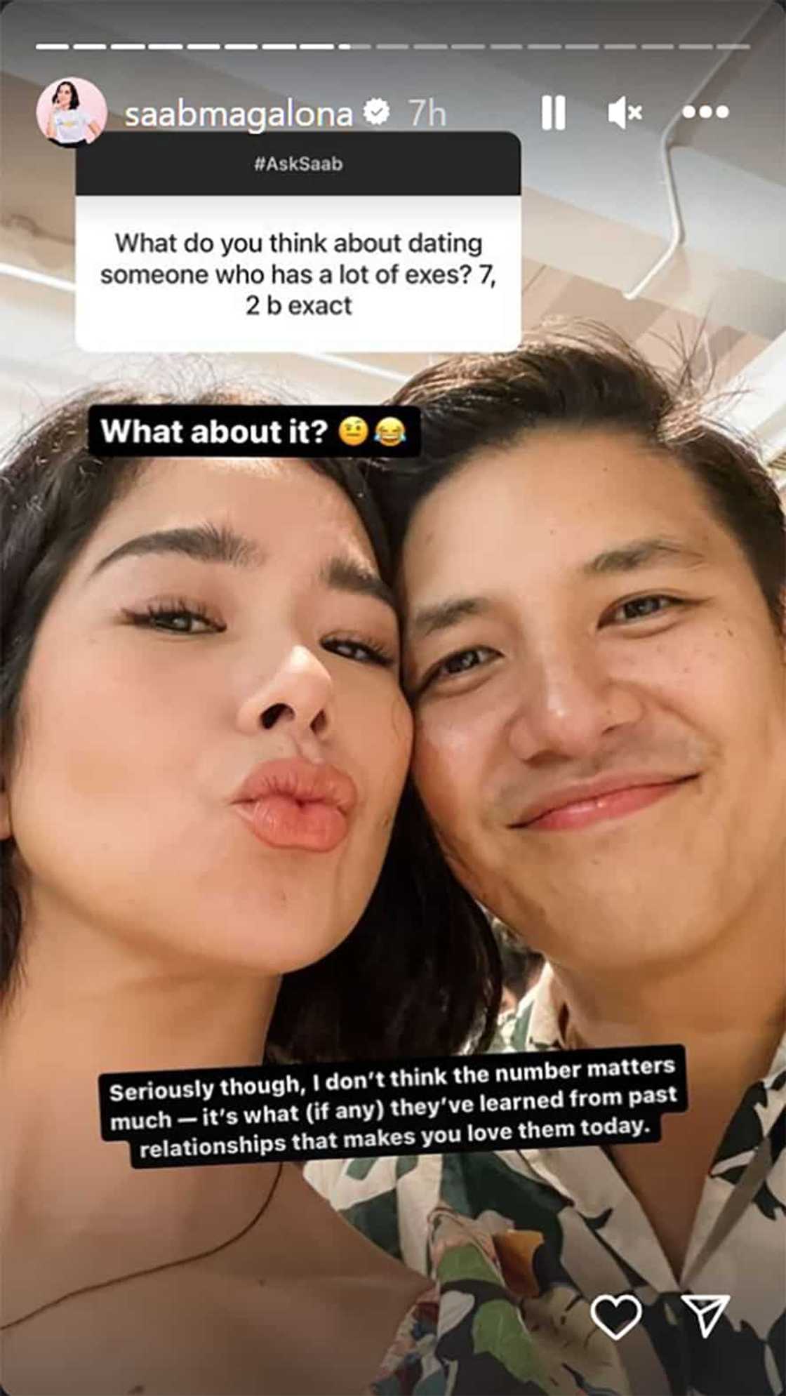 Saab Magalona, sa pag-date ng taong maraming ex: "They've learned from past relationships" Saab Magalona, sa pag-date ng taong maraming ex: "They've learned from past relationships"