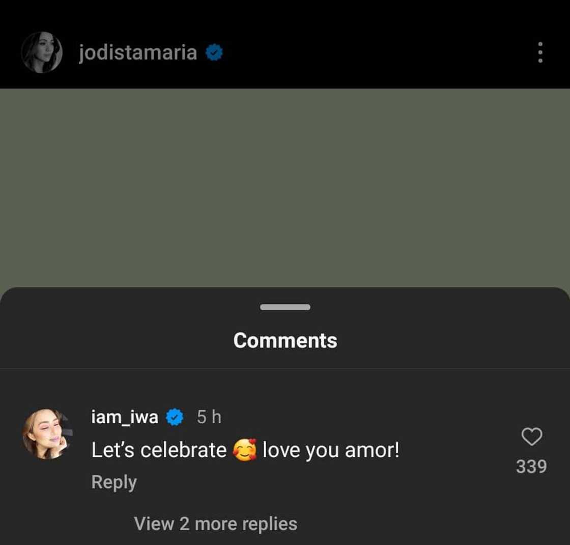 Iwa Moto, nagkomento sa annulment post ni Jodi: "Let’s celebrate" Iwa Moto, nagkomento sa annulment post ni Jodi: "Let’s celebrate"