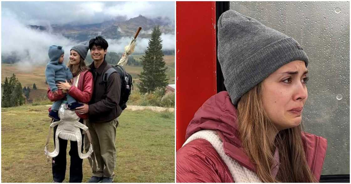 "Ayan na nga, umiyak": Pasilip ni Mikael Daez sa family trip nila sa Europe, patok sa netizens