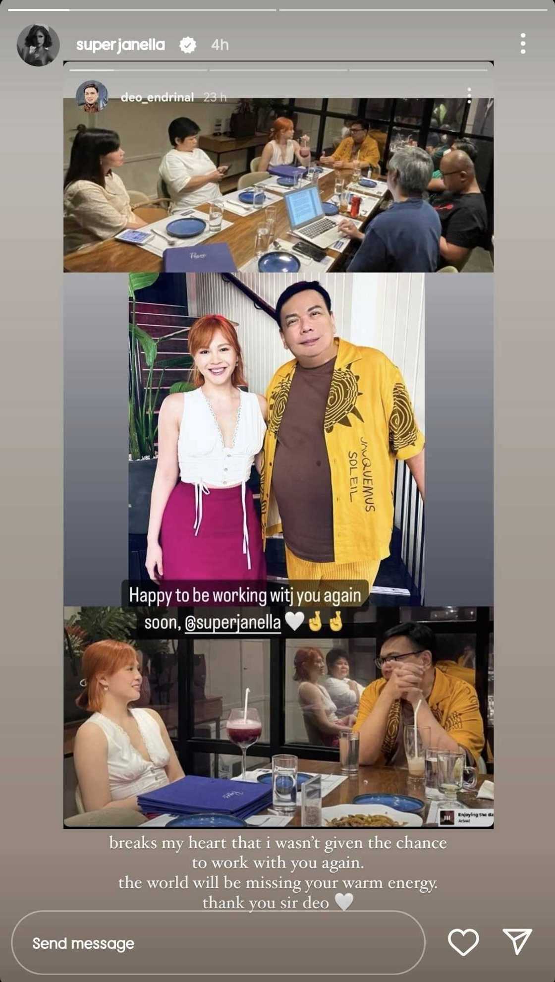 Janella Salvador, labis ang pagkalungkot sa pagpanaw ni Sir Deo Endrinal Janella Salvador, labis ang pagkalungkot sa pagpanaw ni Sir Deo Endrinal