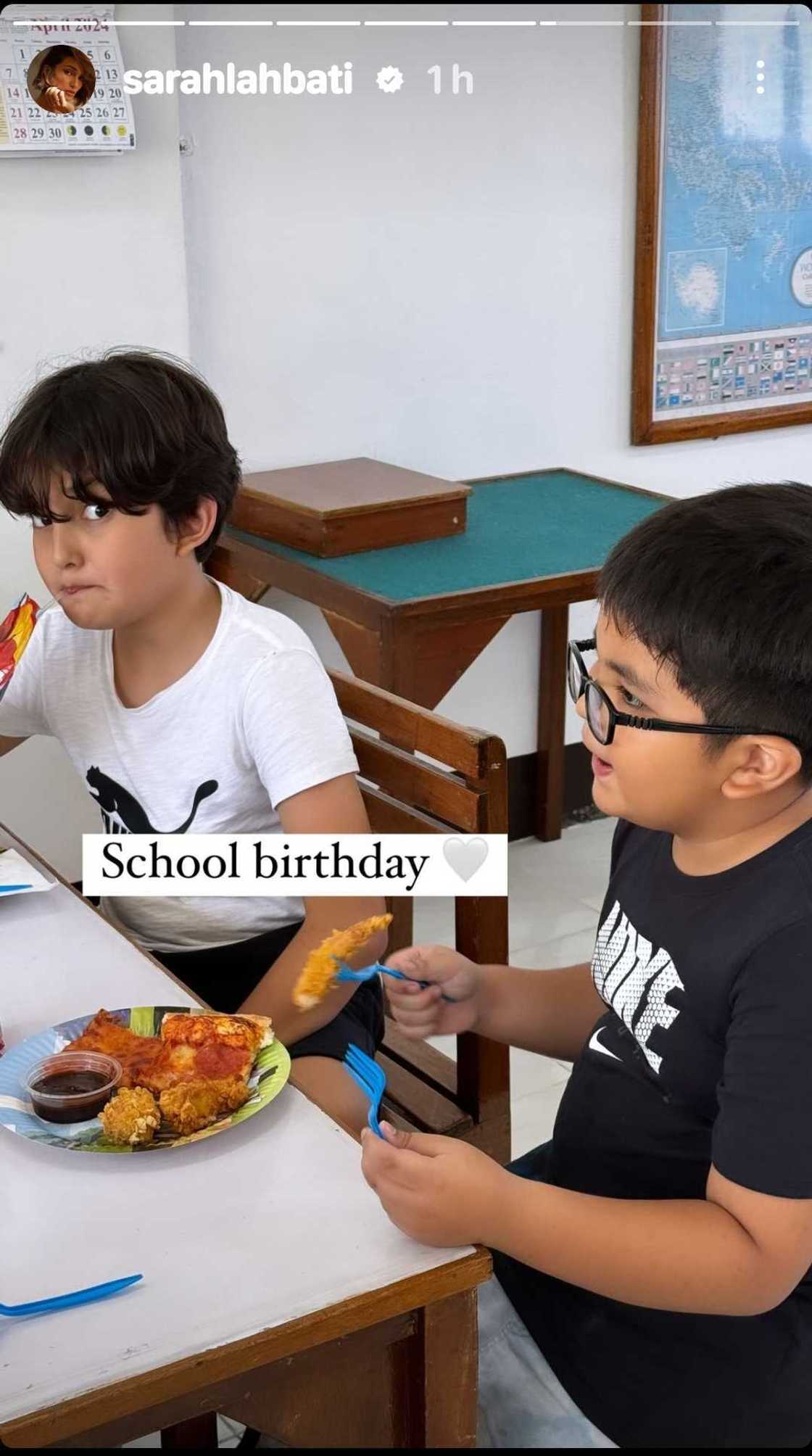 Sarah Lahbati, ipinasilip ang birthday celebration ni Zion Gutierrez sa school