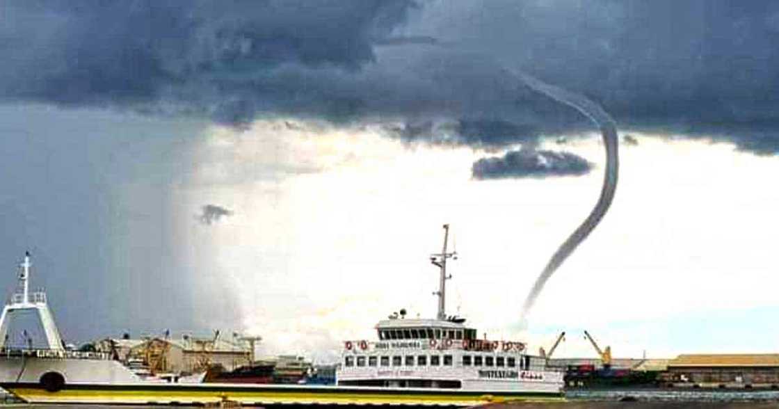 Video ng malaking waterspout sa karagatan ng Bacolod City, nag-viral; pagngangalit nito nasaksihan ng marami