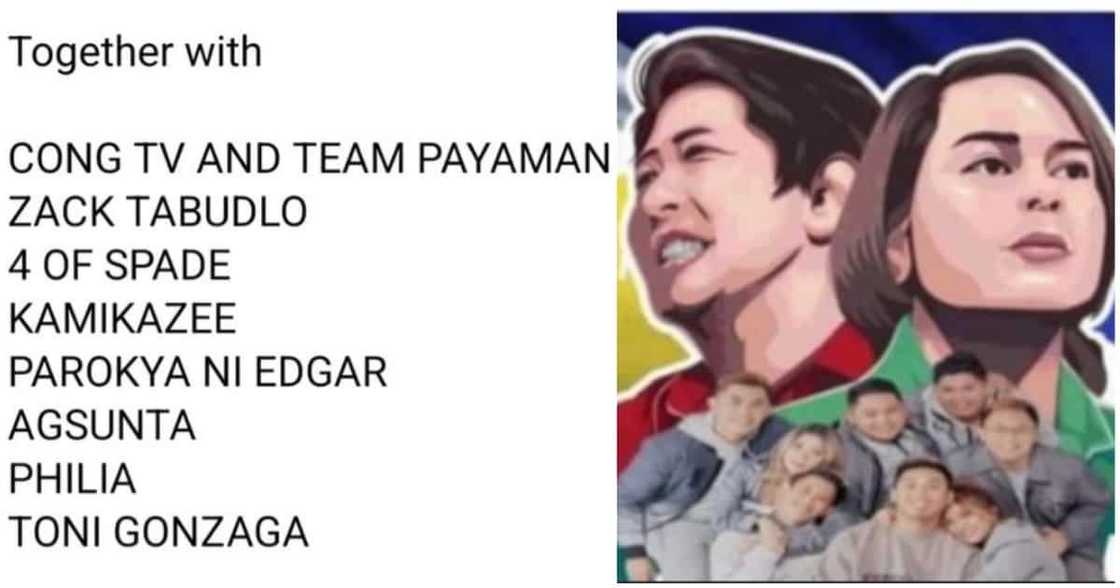 Mga celebs at musicians na 'di umano'y kasama sa UniTeam rally, sinabing 'fake news' ang event Mga celebs at musicians na 'di umano'y kasama sa UniTeam rally, sinabing 'fake news' ang event