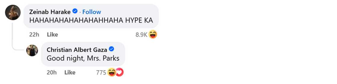 Zeinab Harake, napa-react hashtag suggestion ni Xian Gaza para sa wedding nila ni Ray Parks Zeinab Harake, napa-react hashtag suggestion ni Xian Gaza para sa wedding nila ni Ray Parks