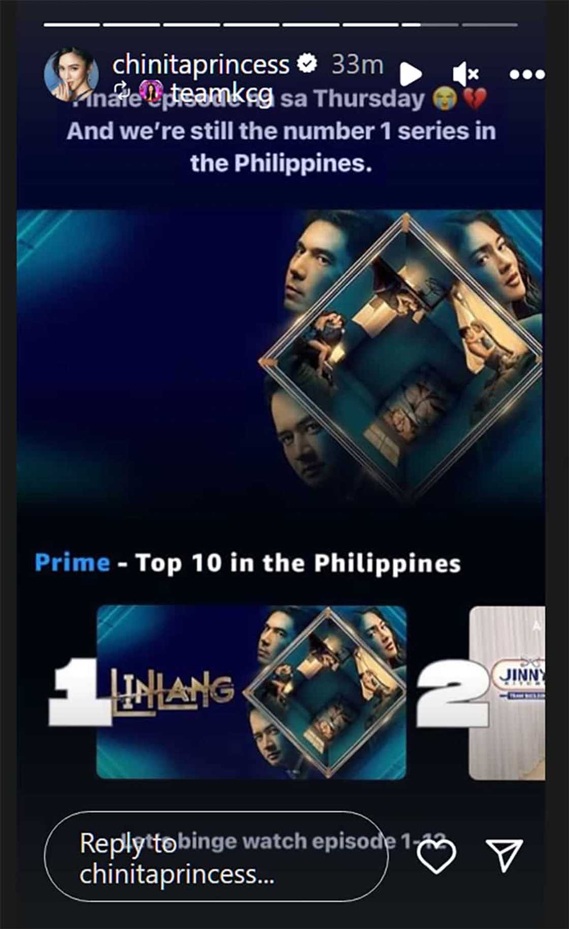 Kim Chiu, inihayag kelan mapapanood finale episode ng “Linlang”: “Sa Thursday” Kim Chiu, inihayag kelan mapapanood finale episode ng “Linlang”: “Sa Thursday”