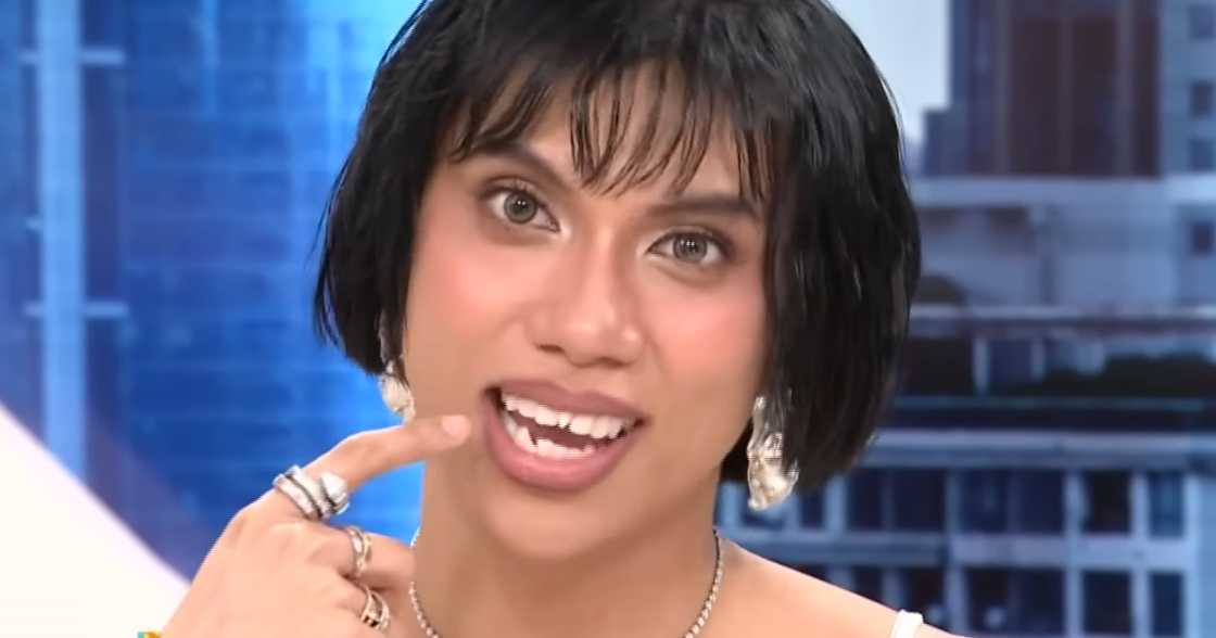 Mimiyuuuh, may kwelang mensahe para sa future boyfriend (Screenshot from Fast Talk with Boy Abunda via GMA Network)