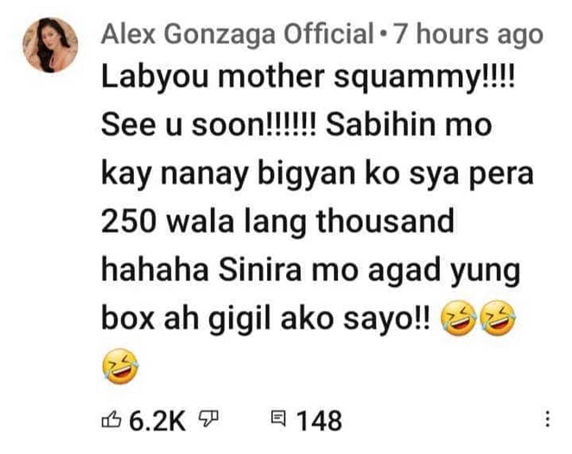 Alex Gonzaga hilariously reacts to Hipon Girl’s ‘Unboxing Gucci’ video Alex Gonzaga hilariously reacts to Hipon Girl’s ‘Unboxing Gucci’ video