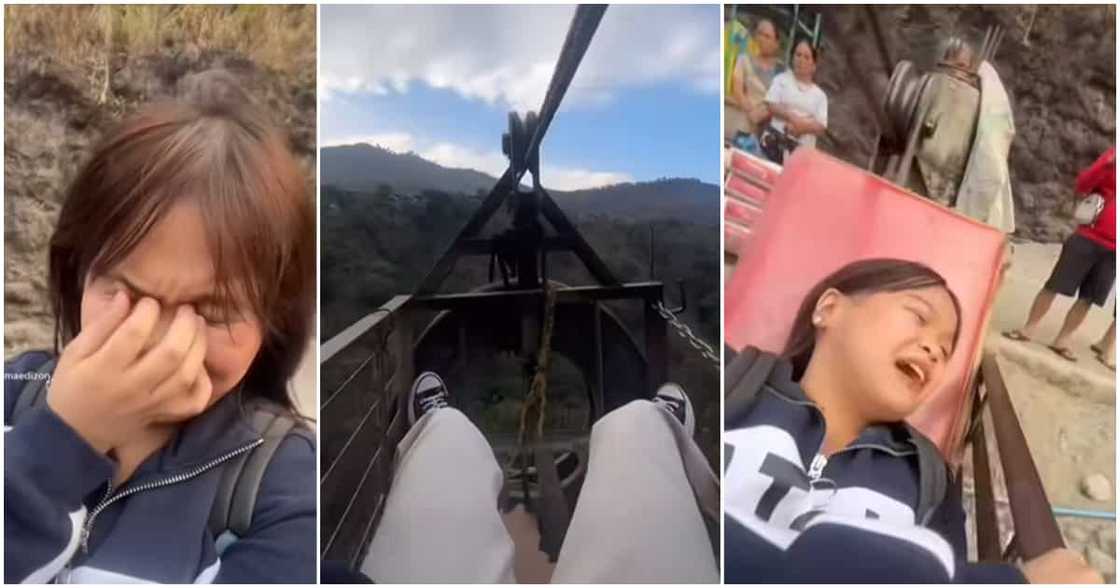 Ryzza Mae Dizon, nag-panic sa zipline papunta sa Buscalan village Ryzza Mae Dizon, nag-panic sa zipline papunta sa Buscalan village