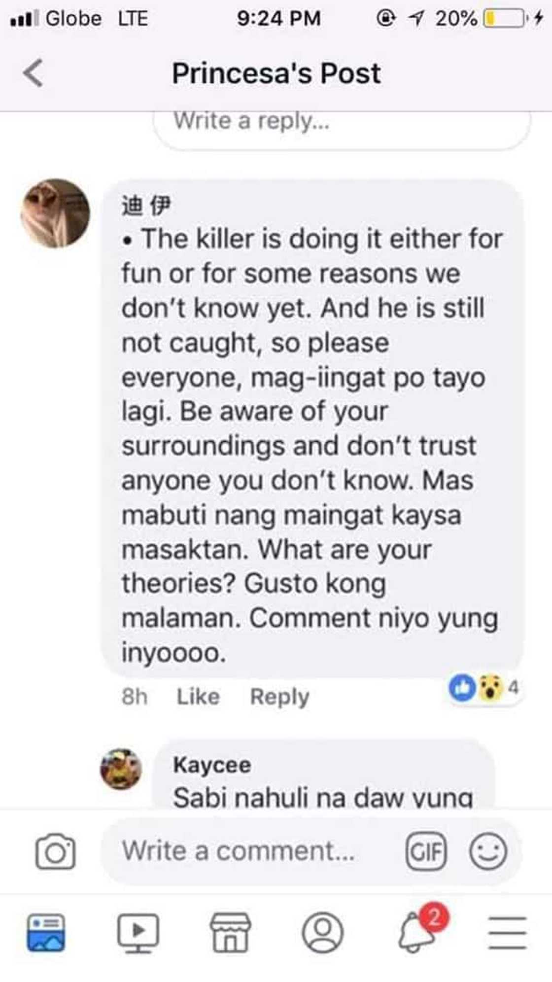 Christine Lee Silawan's death allegedly carried out by a serial killer who is still on the loose - netizen Christine Lee Silawan's death allegedly carried out by a serial killer who is still on the loose - netizen