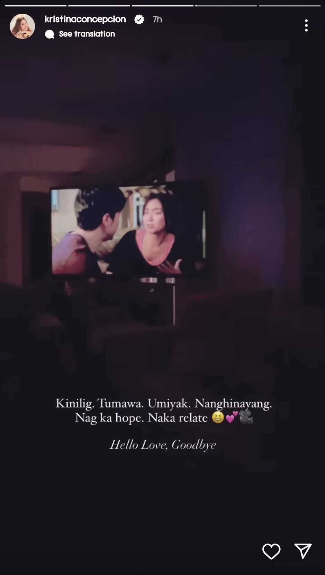 KC Concepcion matapos panoorin ang 'HLG' ng KathDen: "Naka-relate" KC Concepcion matapos panoorin ang 'HLG' ng KathDen: "Naka-relate"
