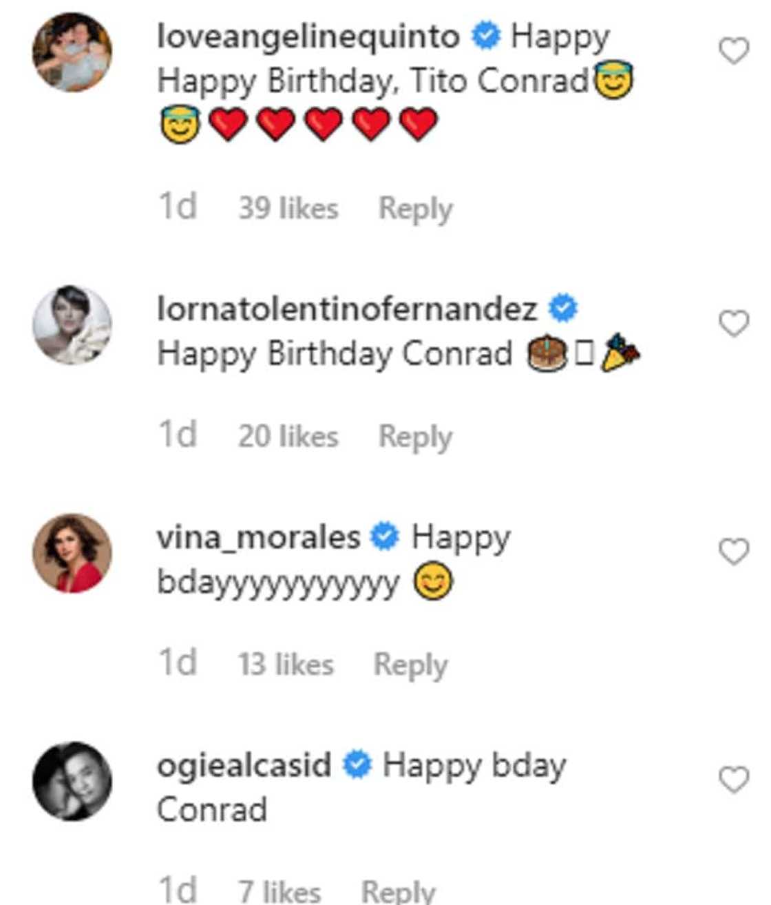 Zsa Zsa Padilla writes a sweet birthday message for her partner Conrad Onglao Zsa Zsa Padilla writes a sweet birthday message for her partner Conrad Onglao