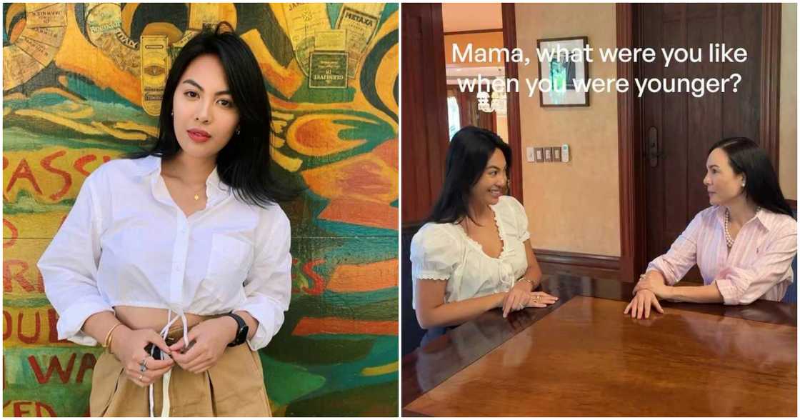 Dominique Cojuangco does the viral 'What Were You Like' trend with Gretchen Barretto