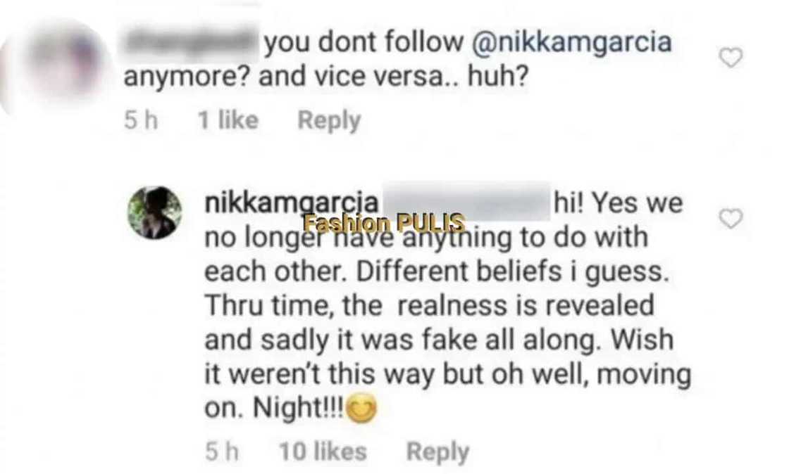 Chesca Kramer unfollows Patrick Garcia on IG after his wife’s post about her Chesca Kramer unfollows Patrick Garcia on IG after his wife’s post about her