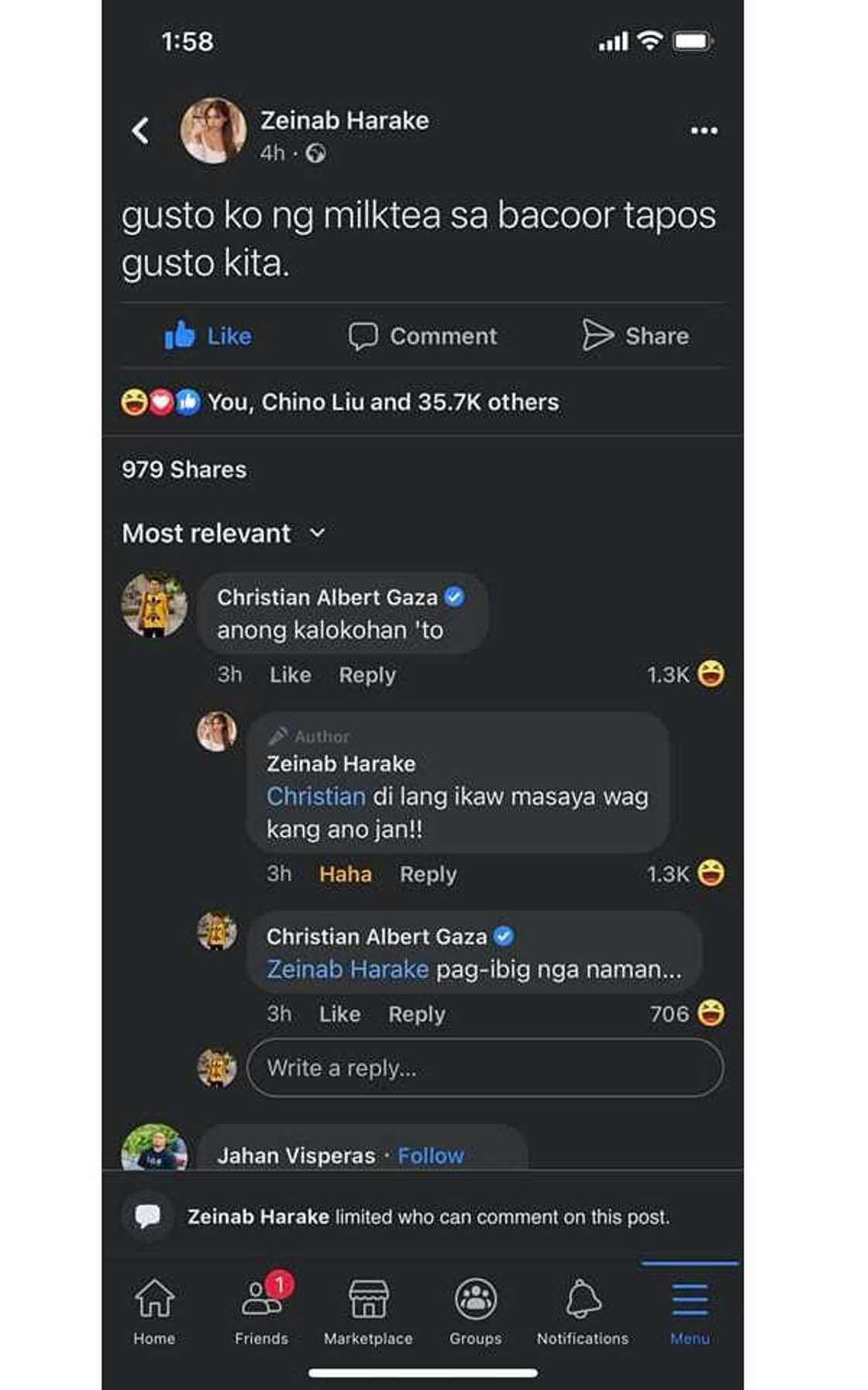 Xian Gaza, sinabing in love ngayon si Zeinab Harake: “sana huwag na sa pangit” Xian Gaza, sinabing in love ngayon si Zeinab Harake: “sana huwag na sa pangit”