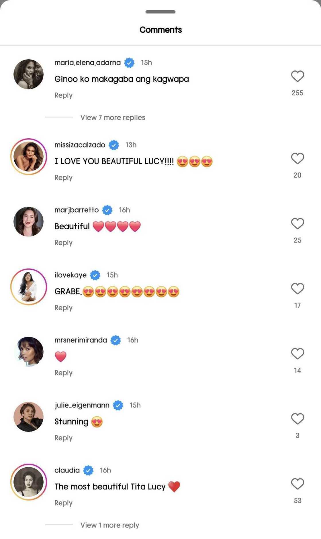 Ellen Adarna at ibang celebs, di makapaniwala sa new pics ni Lucy Torres: "Ginoo ko" Ellen Adarna at ibang celebs, di makapaniwala sa new pics ni Lucy Torres: "Ginoo ko"