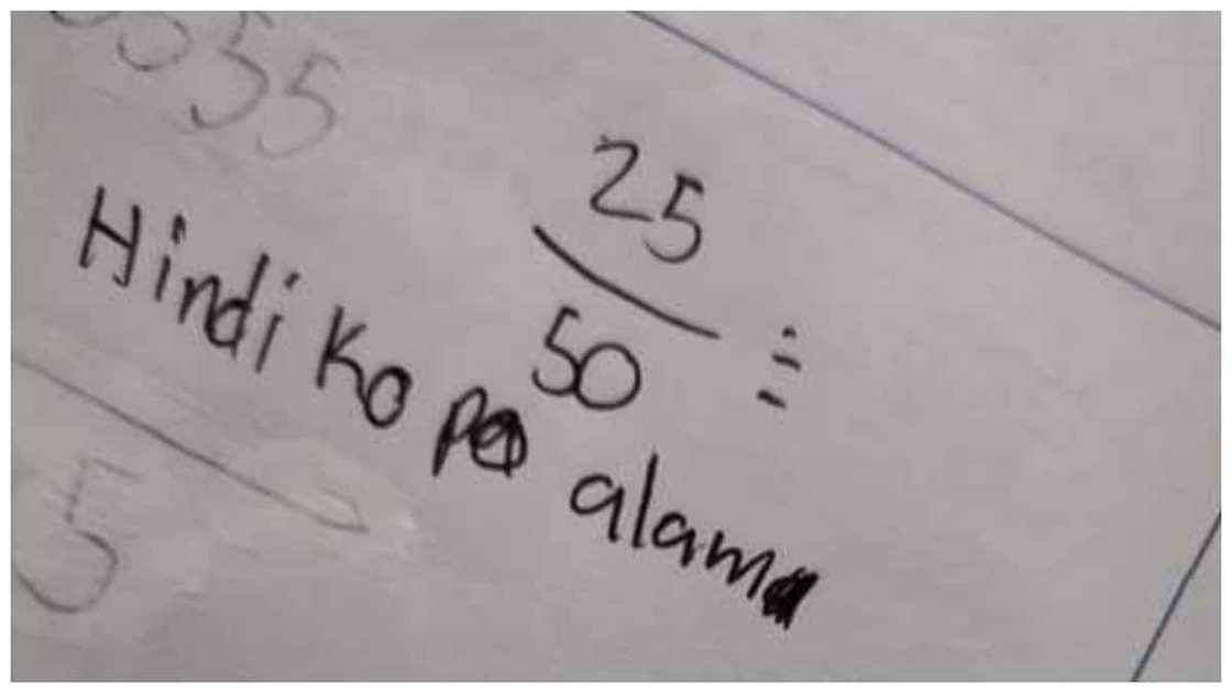 Estudyanteng umaming di alam ang isasagot sa exam, umantig sa puso ng netizens