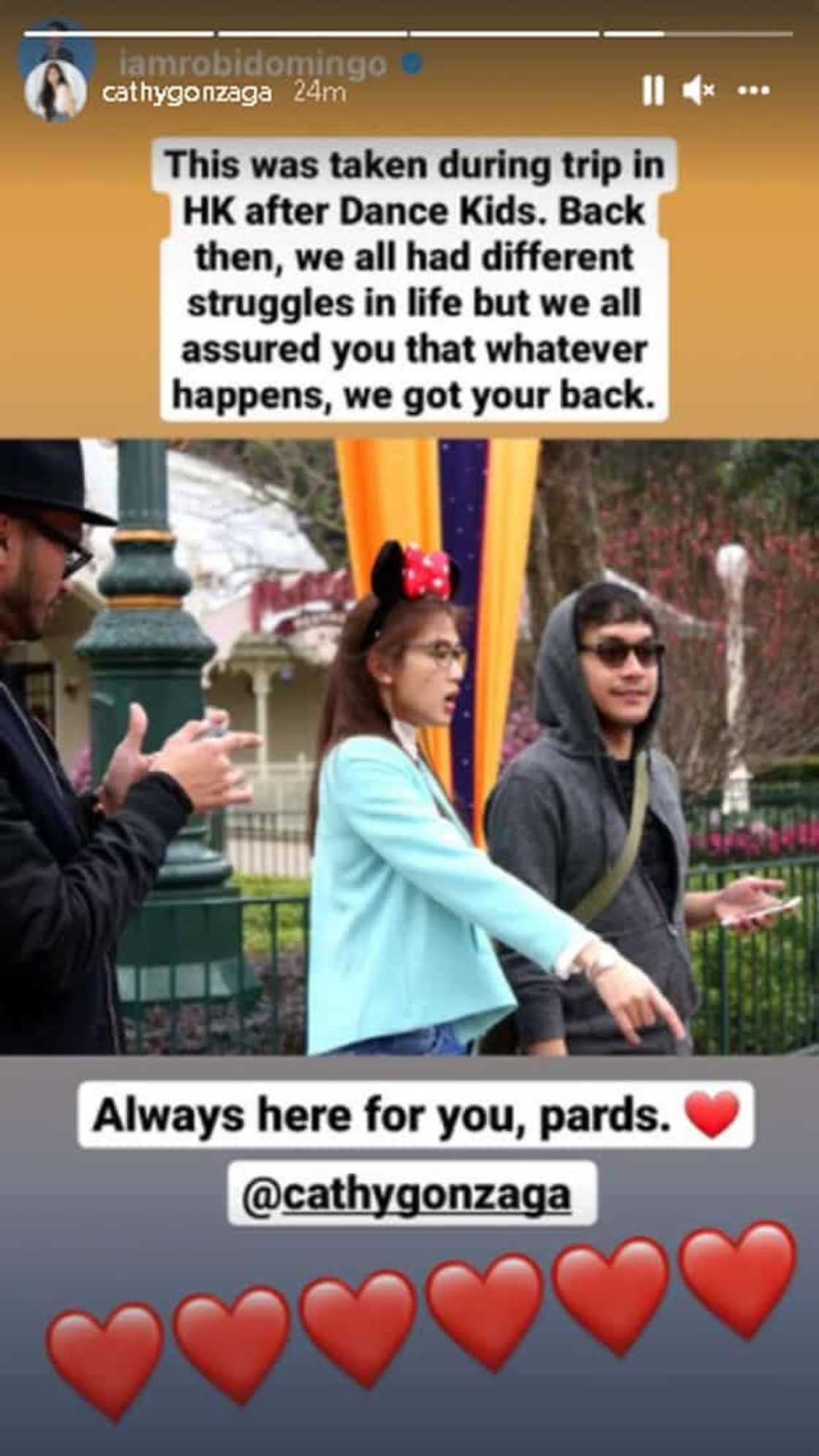 Alex Gonzaga, ni-repost ang mensahe ng suporta na ibinigay sa kanya ni Robi Domingo Alex Gonzaga, ni-repost ang mensahe ng suporta na ibinigay sa kanya ni Robi Domingo