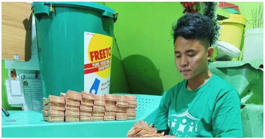 22-anyos,nagkaroon ng limpak-limpak na salapi dahil sa naipong ₱20 sa malaking drum