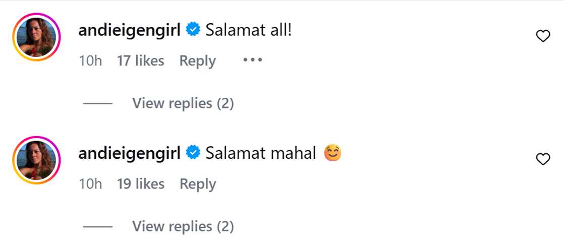 Philmar Alipayo, may sweet birthday greeting para kay Andi Eigenmann; Andi, sumagot