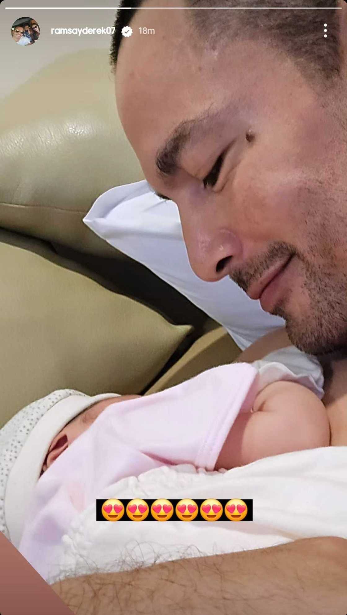 Derek Ramsay, ibinida ang baby nila ni Ellen Adarna sa panibagong post