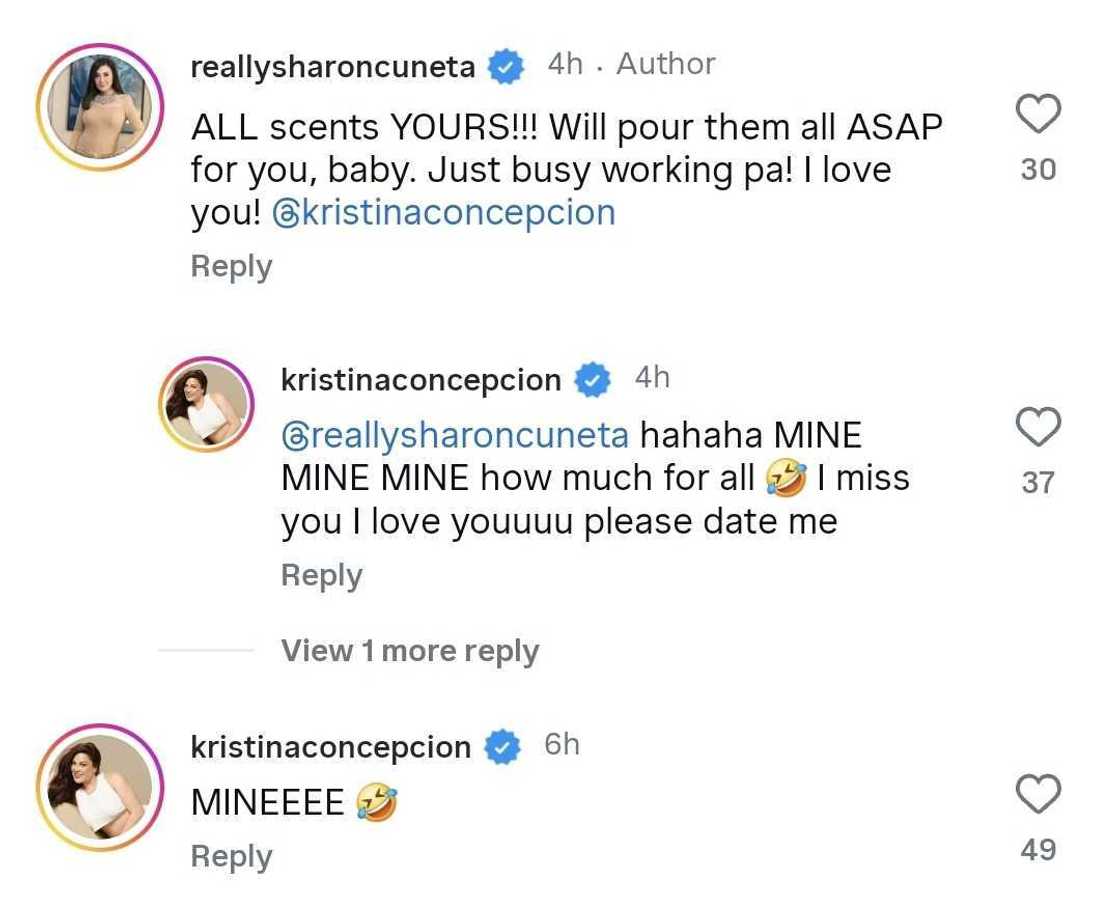 KC Concepcion, napa-"mine" sa bagong post ni Sharon Cuneta; Mega, nag-react