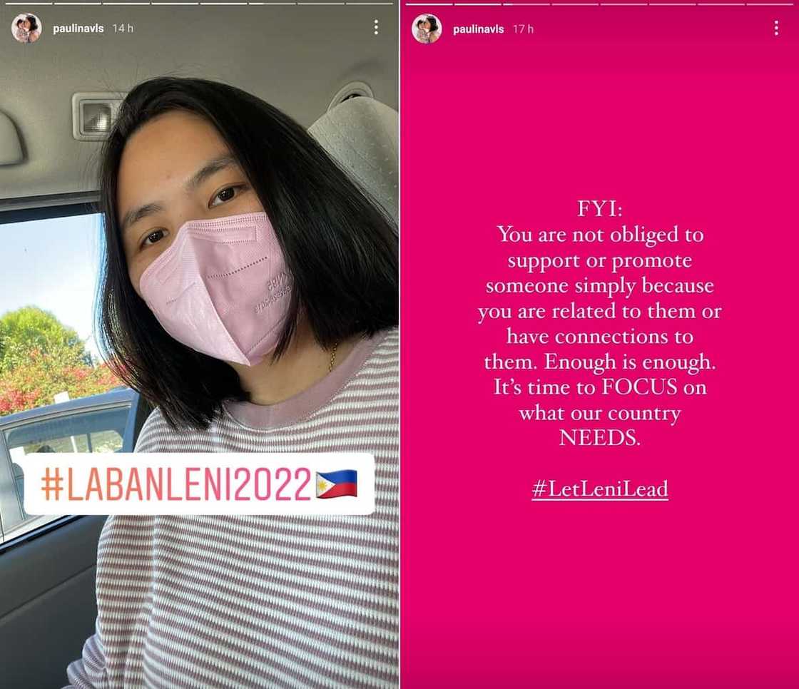 Paulina Sotto expresses support for VP Leni Robredo’s presidential bid Paulina Sotto expresses support for VP Leni Robredo’s presidential bid