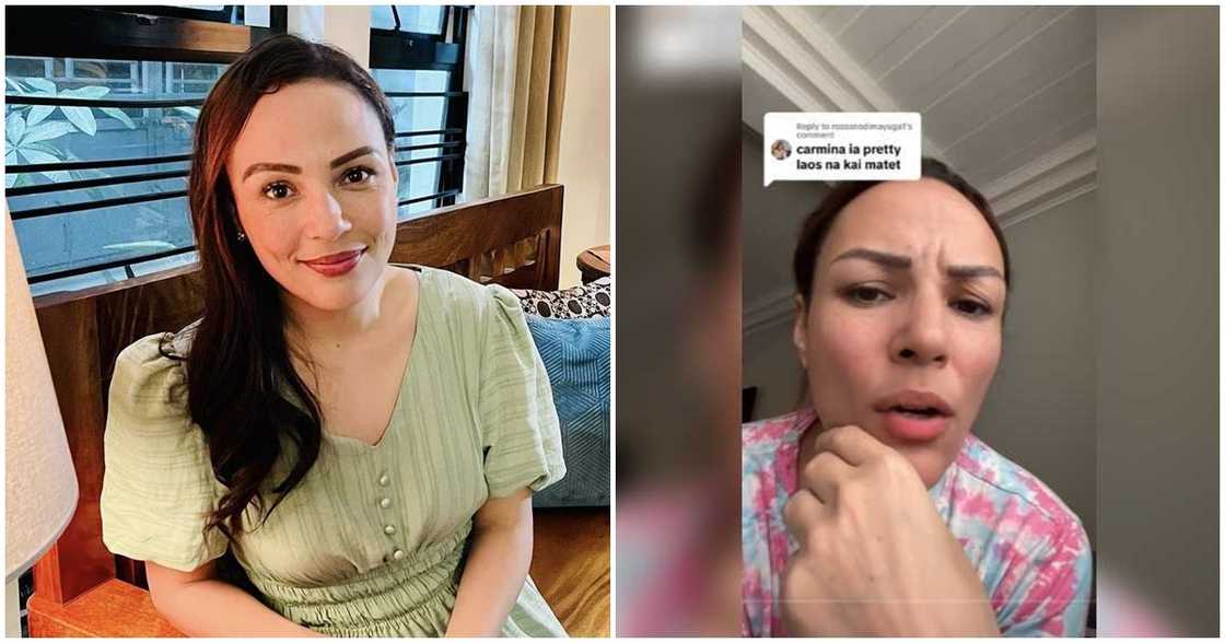 Matet de Leon, ni-real talk ang isang netizen na nagsabing "laos" na siya Matet de Leon, ni-real talk ang isang netizen na nagsabing "laos" na siya