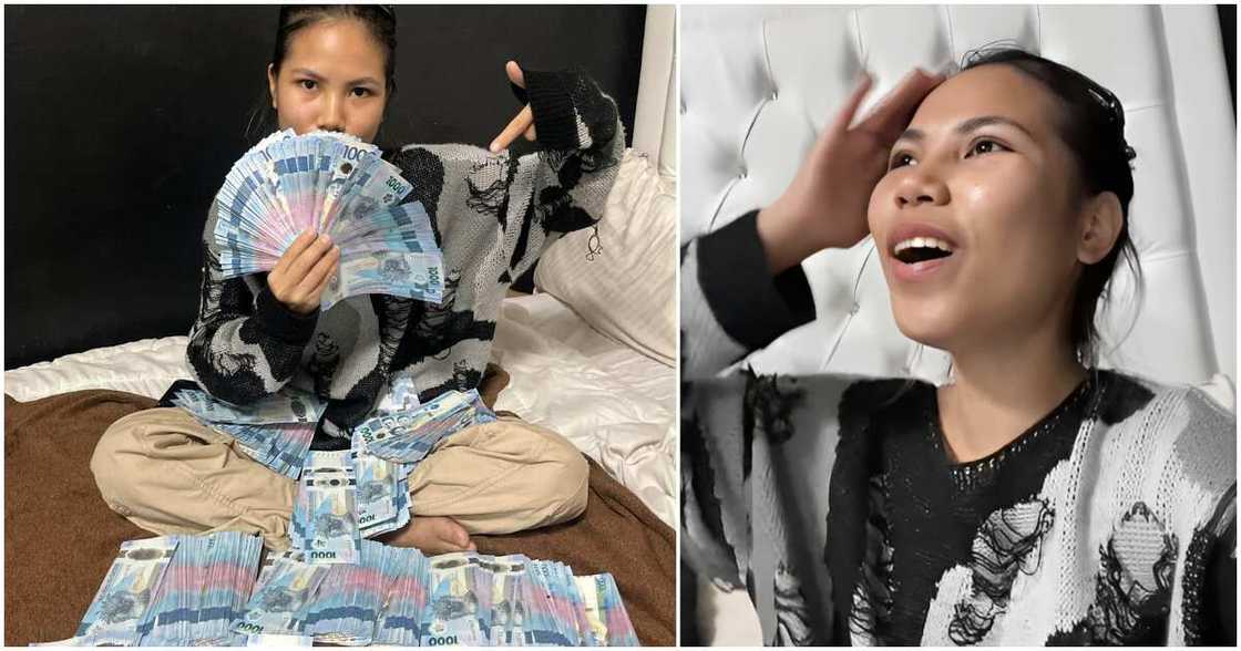 Lie Reposposa, masayang-masaya na naranasang mag-withdraw ng 1M Lie Reposposa, masayang-masaya na naranasang mag-withdraw ng 1M