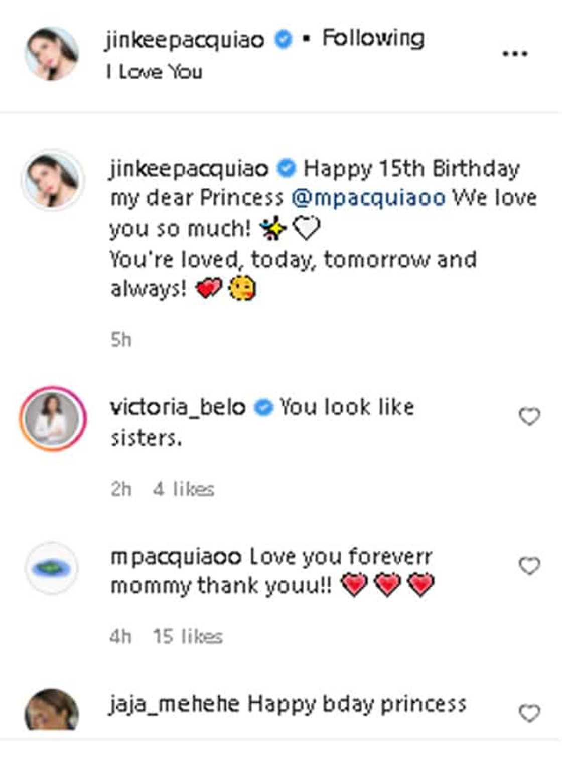 Vicki Belo, gushes over the youthfulness of Jinkee Pacquiao; says she looks like a sister to her daughter Vicki Belo, gushes over the youthfulness of Jinkee Pacquiao; says she looks like a sister to her daughter
