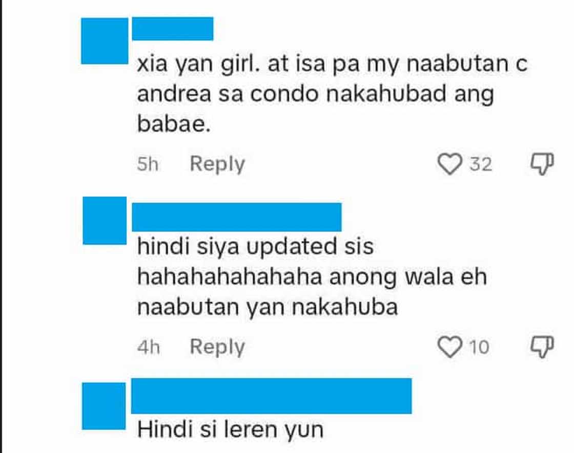 Leren Mae Bautista, umalma sa nagsabing siya ang babaeng naabutan ni Andrea sa condo Leren Mae Bautista, umalma sa nagsabing siya ang babaeng naabutan ni Andrea sa condo