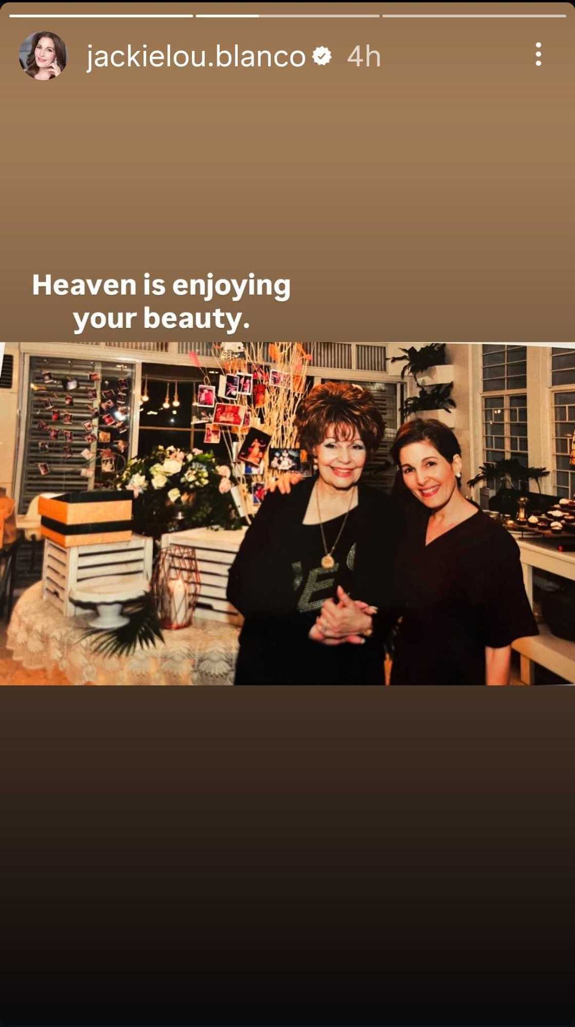 Jackie Lou Blanco marks late mother Pilita Corrales’ birthday with emotional posts Jackie Lou Blanco marks late mother Pilita Corrales’ birthday with emotional posts