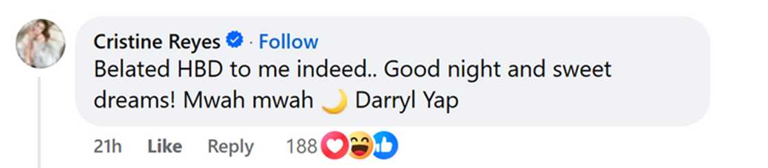 Cristine Reyes, nag-react sa ibinahagi ni Darryl Yap na pic niya kung saan nag-ala Shan Cai siya Cristine Reyes, nag-react sa ibinahagi ni Darryl Yap na pic niya kung saan nag-ala Shan Cai siya
