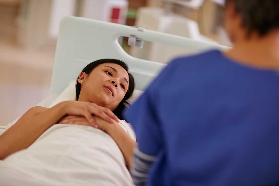 A patient and medic A patient and medic