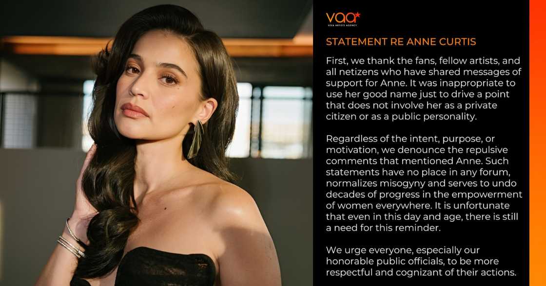 Viva Artists Agency, may pahayag sa “repulsive comments” na nabanggit kay Anne Curtis Viva Artists Agency, may pahayag sa “repulsive comments” na nabanggit kay Anne Curtis