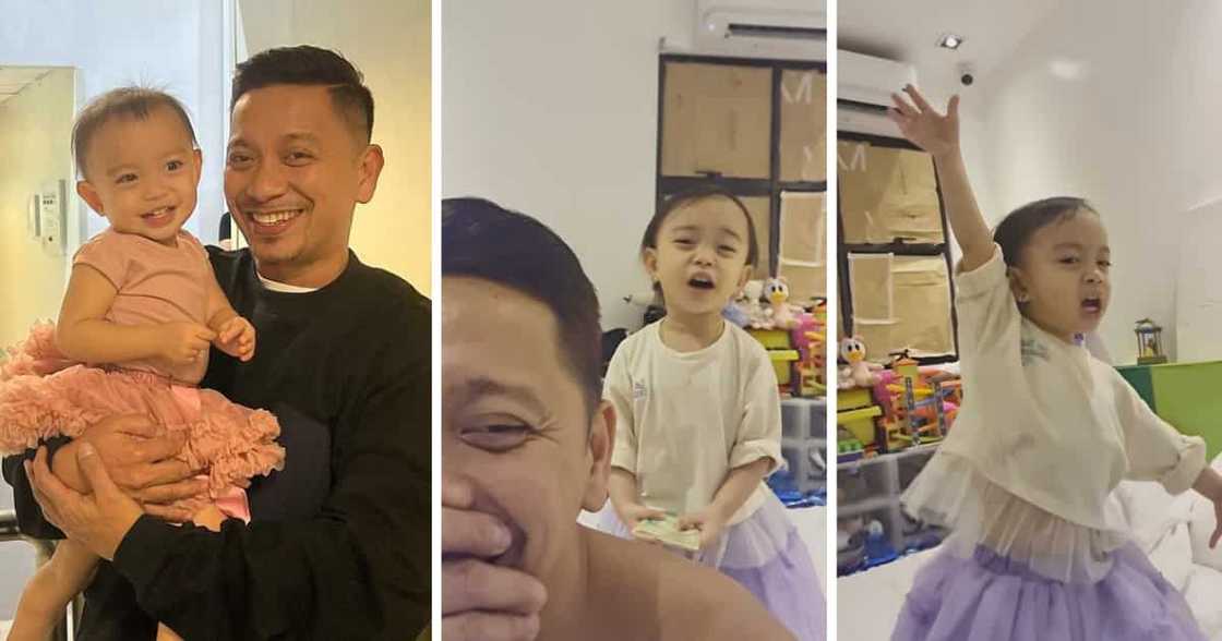 Jhong Hilario, ibinida ang nakakatuwang video ni Sarina na bigay-todong kumakanta kahit gabi na Jhong Hilario, ibinida ang nakakatuwang video ni Sarina na bigay-todong kumakanta kahit gabi na