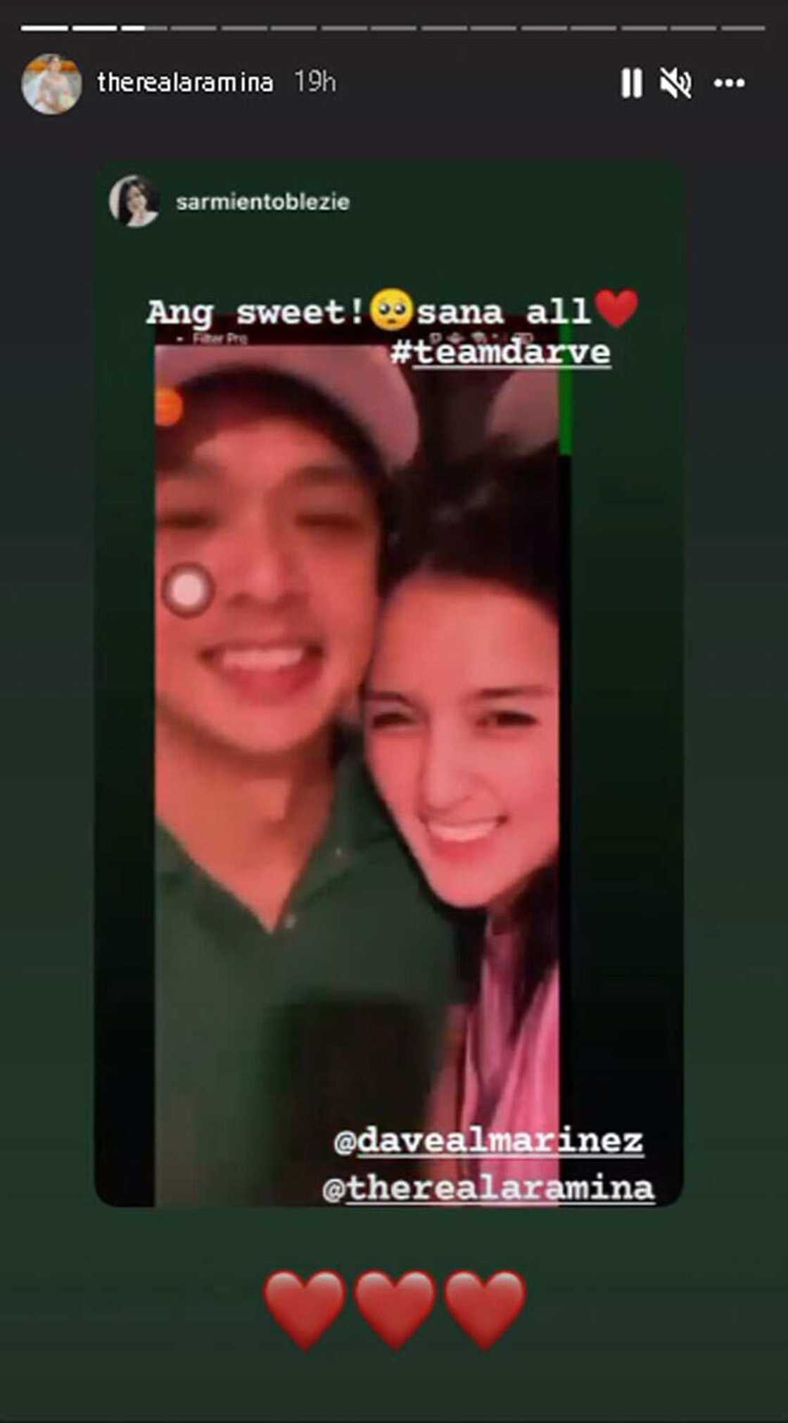 Ara Mina, ni-repost ang compilation ng mga sweet photos at video nila ni Dave Almarinez; mga netizens, kinilig Ara Mina, ni-repost ang compilation ng mga sweet photos at video nila ni Dave Almarinez; mga netizens, kinilig