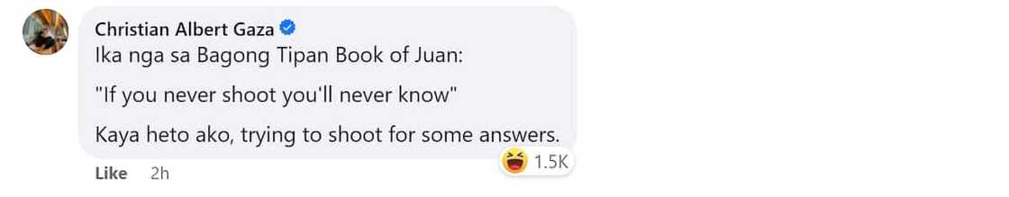 Xian Gaza, binati ang lahat ng magandang umaga maliban kay Kylie Verzosa Xian Gaza, binati ang lahat ng magandang umaga maliban kay Kylie Verzosa