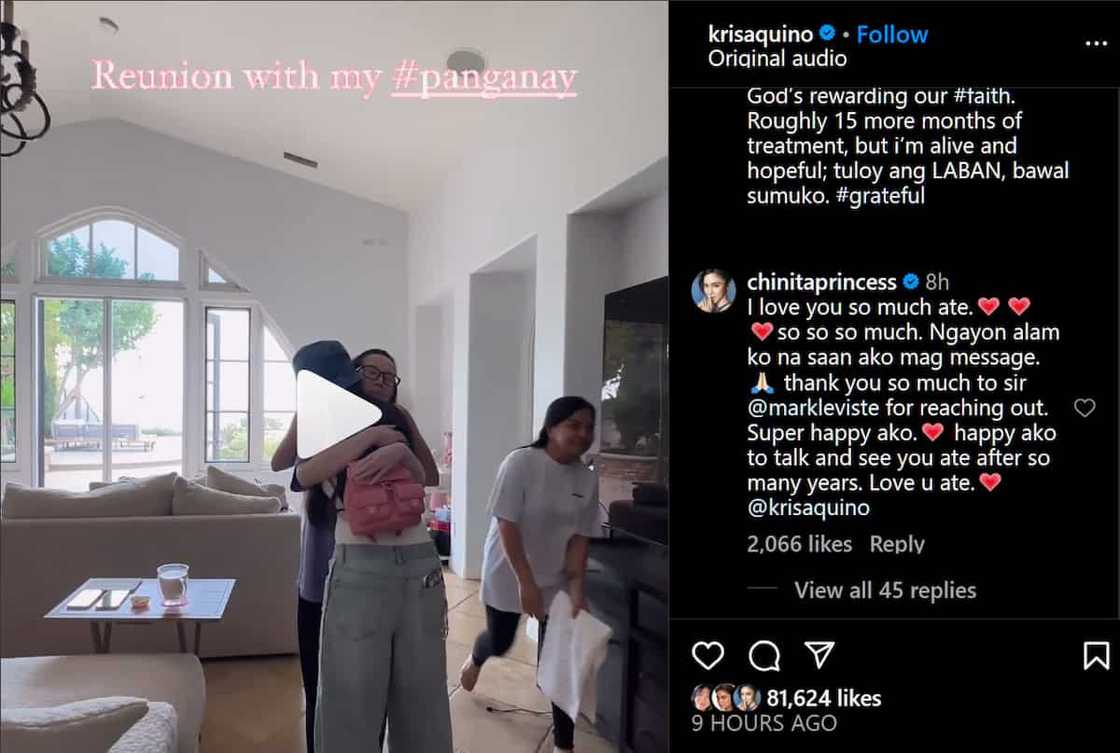 Kim Chiu, sobrang saya at muling nakita at nakasama si Kris Aquino: "After so many years" Kim Chiu, sobrang saya at muling nakita at nakasama si Kris Aquino: "After so many years"
