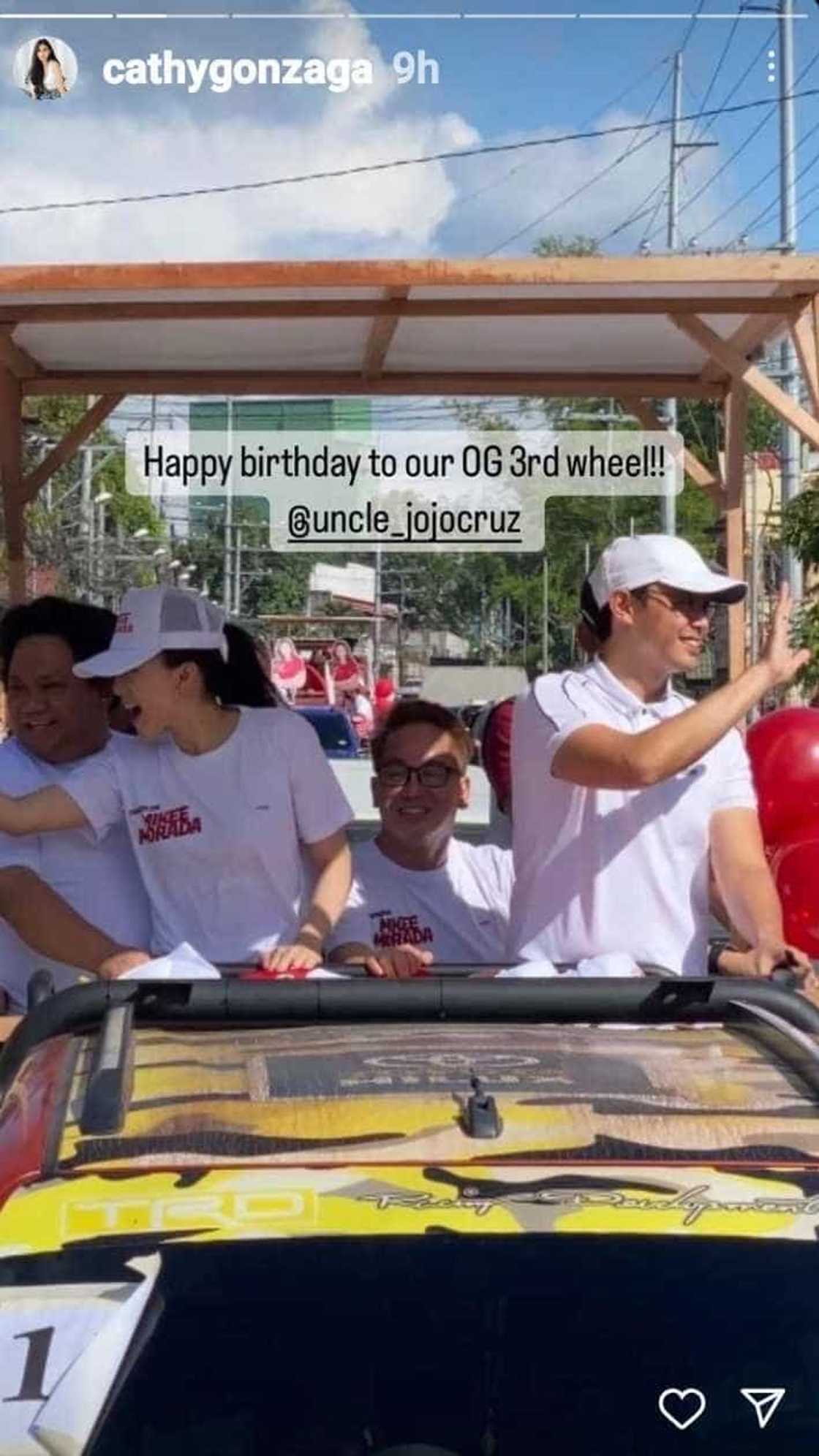 Alex Gonzaga, may kwelang birthday greetings sa kanyang Uncle Jojo Alex Gonzaga, may kwelang birthday greetings sa kanyang Uncle Jojo