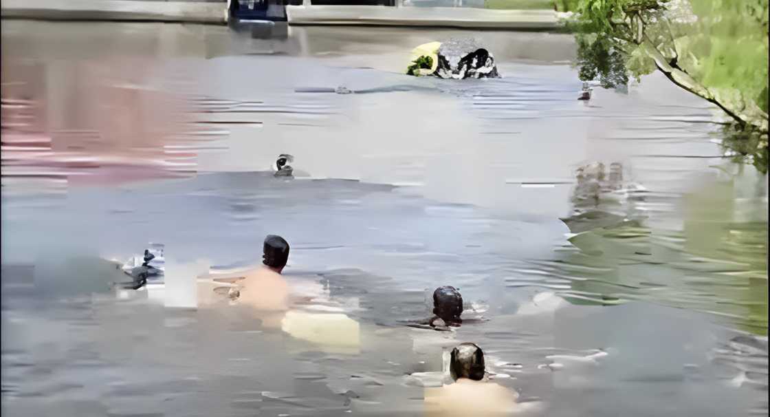 Bangka na may sakay na mahigit 20 na bata, tumaob sa Guagua, Pampanga