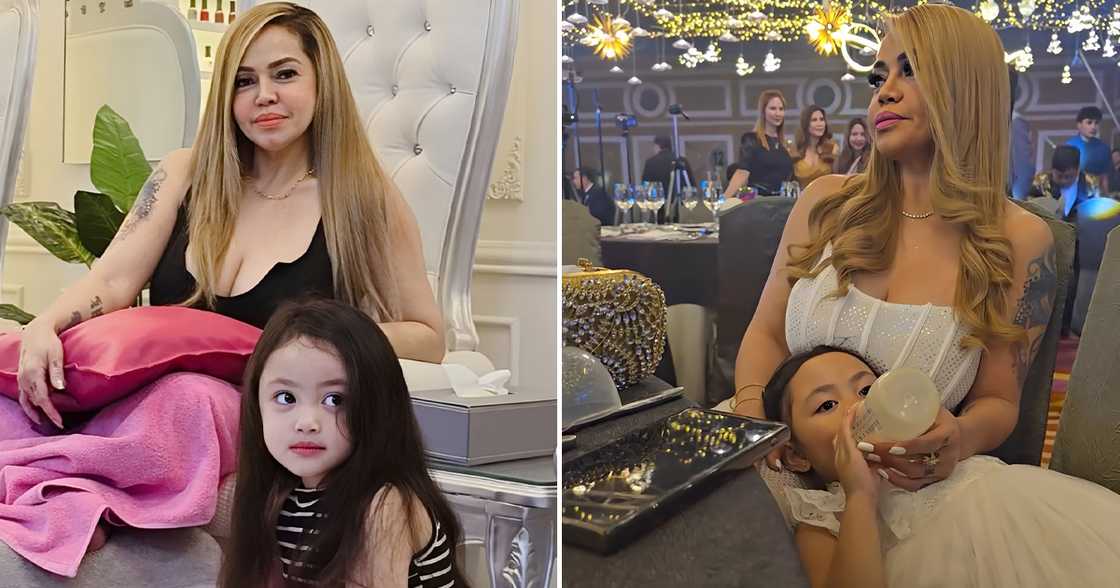 Ethel Booba, video niyang naka-gown sa isang bonggang event at pinapa-dede sa bottle ang anak, viral