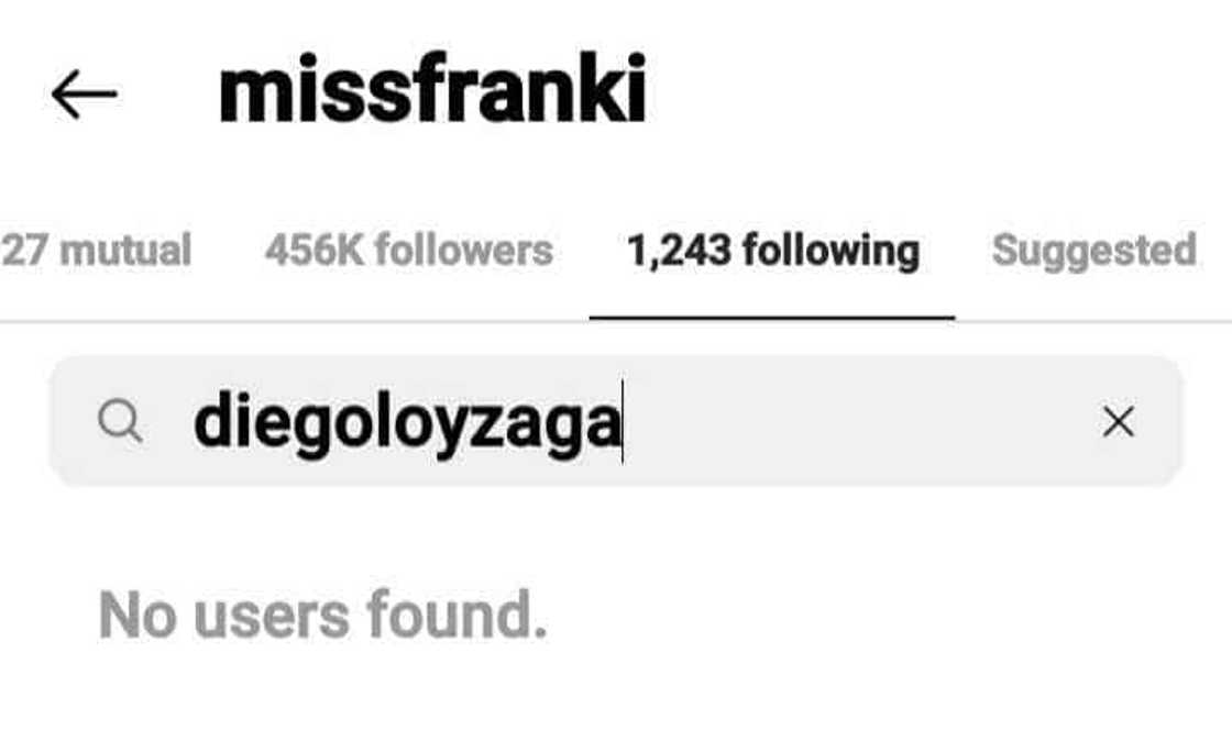 Diego Loyzaga, Franki Russell unfollow each other on Instagram Diego Loyzaga, Franki Russell unfollow each other on Instagram