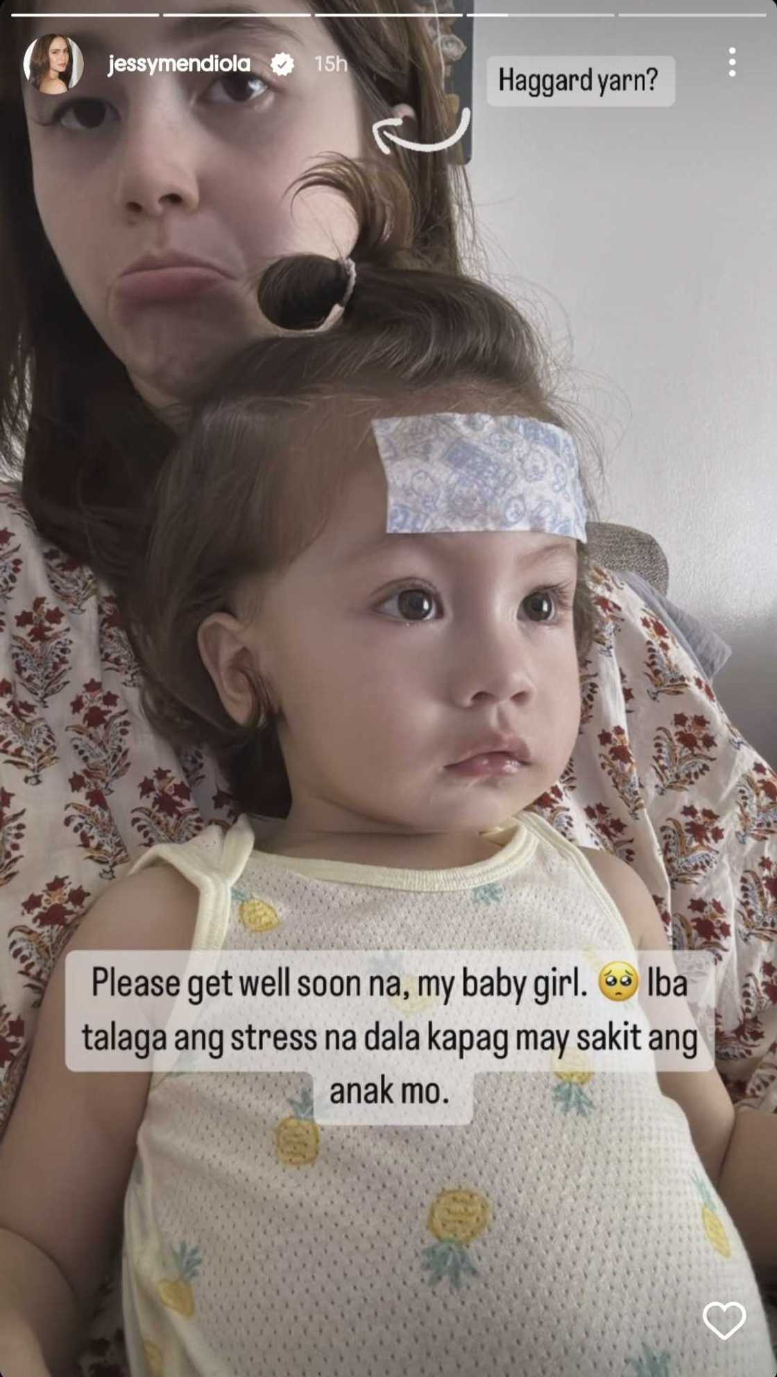 Jessy Mendiola gives a health update on Baby Rosie: "Please get well soon na" Jessy Mendiola gives a health update on Baby Rosie: "Please get well soon na"