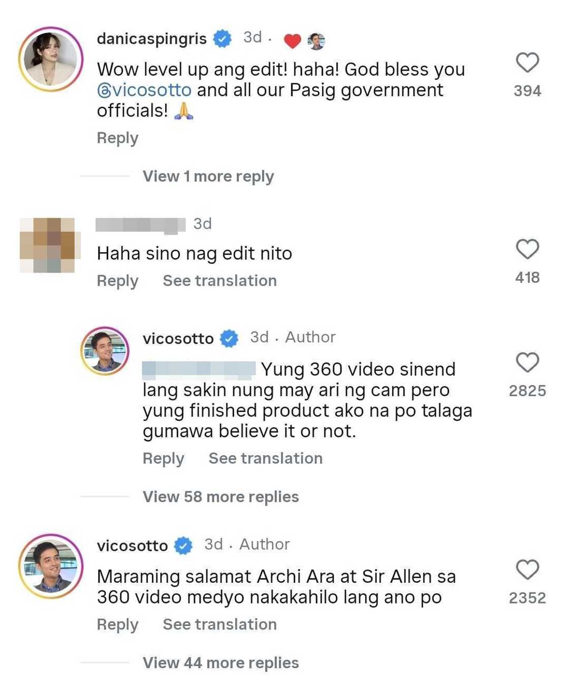 Danica Sotto, napa-'wow' sa in-edit na 360 video ni Vico Sotto mula sa oathtaking niya Danica Sotto, napa-'wow' sa in-edit na 360 video ni Vico Sotto mula sa oathtaking niya