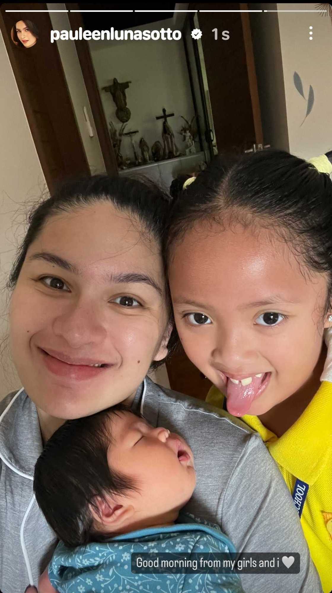 Pauleen Luna shares adorable snap with Tali and Baby Mochi Pauleen Luna shares adorable snap with Tali and Baby Mochi