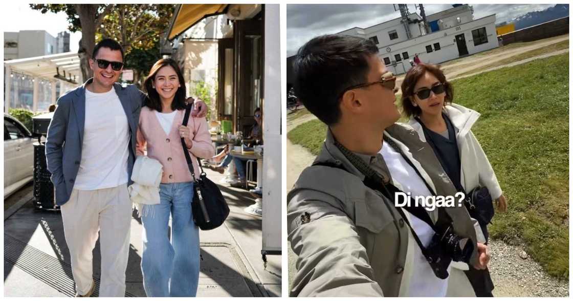 Mga reaksyon ni Sarah Geronimo sa "one-hour hike" nila ni Matteo Guidicelli, kinaaliwan