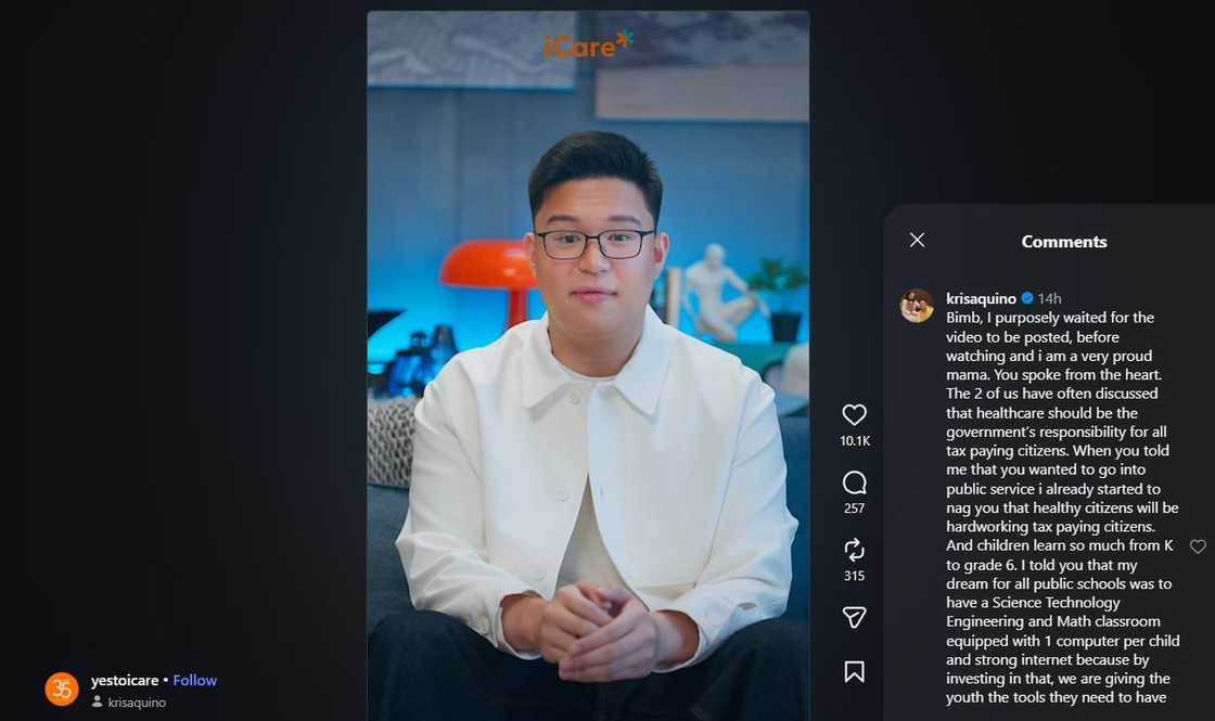 Kris Aquino, proud mama moment sa unang makahulugang endorsement ni Bimby Kris Aquino, proud mama moment sa unang makahulugang endorsement ni Bimby