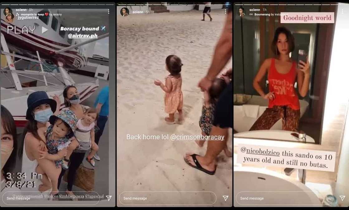 Anne Curtis, Solenn Heussaff fly to Boracay with baby Dahlia and Thylane