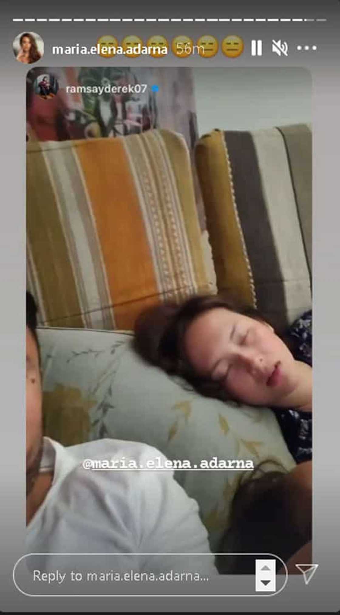 Derek Ramsay shows he's happy; posts video of a sleeping Ellen Adarna after talking about "hate"