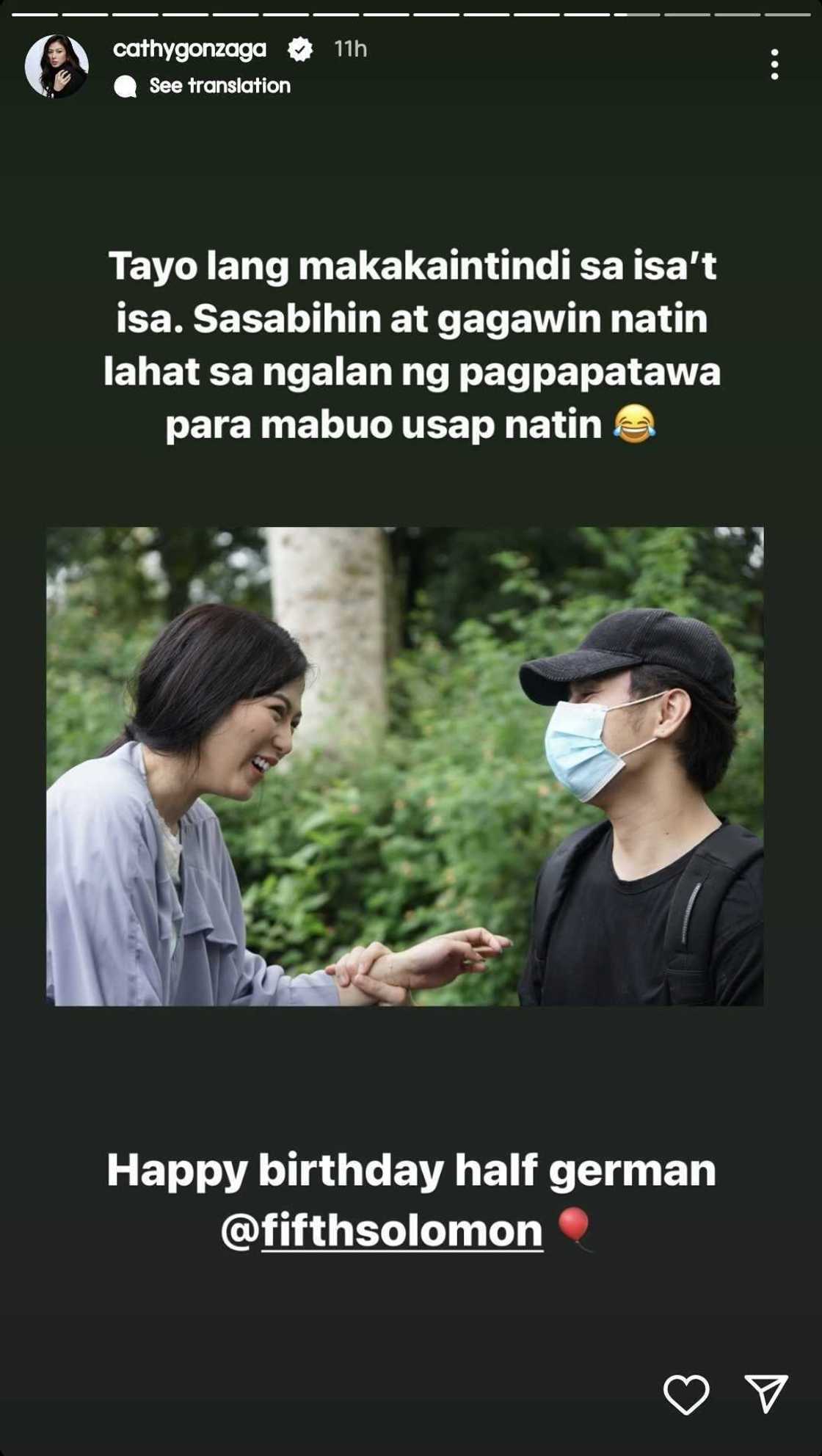 Alex Gonzaga sa pagpapa-nose lift niya: "Wala ng ibang sisihin kundi si @fifthsolomon" Alex Gonzaga sa pagpapa-nose lift niya: "Wala ng ibang sisihin kundi si @fifthsolomon"